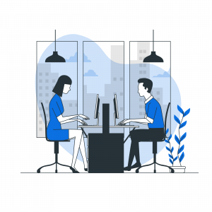 At the office-bro At the office-bro
